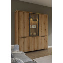 Vaisselier/argentier contemporain 150 cm chêne etna Bonno