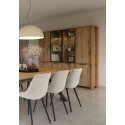 Vaisselier/argentier contemporain 200 cm chêne etna Bonno