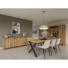 Vaisselier/argentier contemporain 200 cm chêne etna Bonno