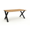 Table de salle à manger contemporaine chêne etna Bonno