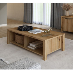 Table basse contemporaine chêne etna Bonno