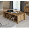 Table basse contemporaine chêne etna Bonno