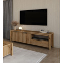 Meuble TV contemporain 170 cm chêne etna Bonno