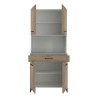 Buffet de cuisine contemporain coloris chêne Malice