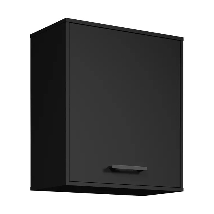 Meuble haut de cuisine contemporain 60 cm noir Onyx
