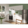 Meuble de four 60 cm contemporain blanc Uno