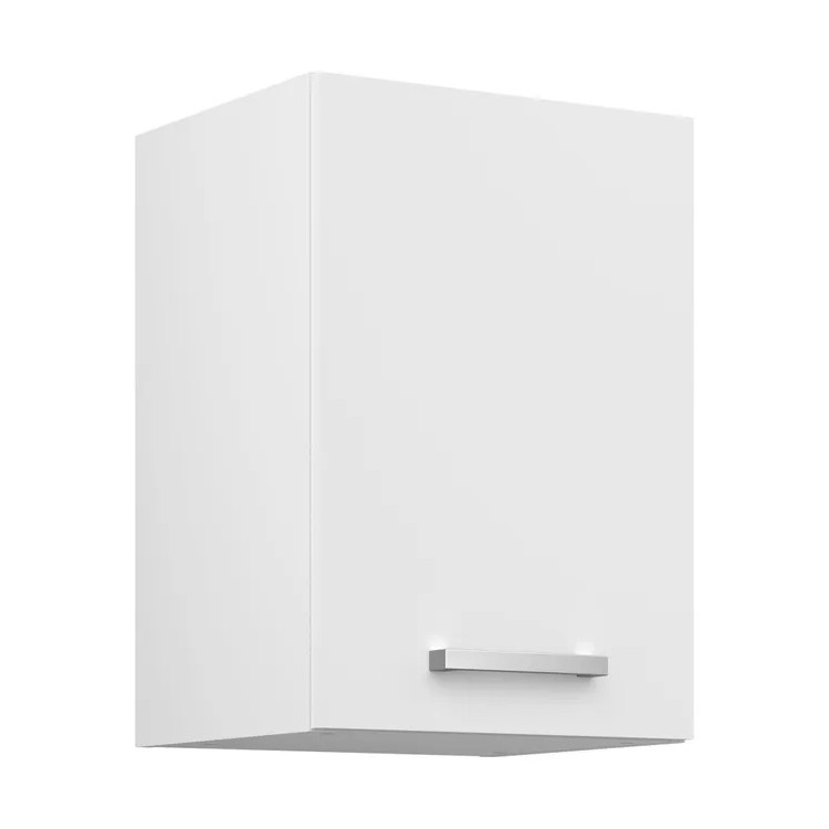Meuble haut de cuisine 40 cm contemporain blanc Uno