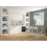 Meuble haut de cuisine 40 cm contemporain blanc Uno