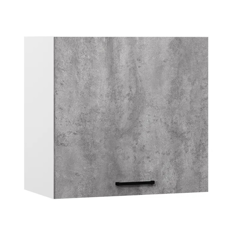 Meuble haut de cuisine 60 cm contemporain gris béton Malice