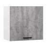 Meuble haut de cuisine 60 cm contemporain gris béton Malice