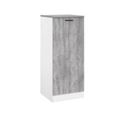 Demi-colonne de cuisine pour four contemporaine gris béton Malice
