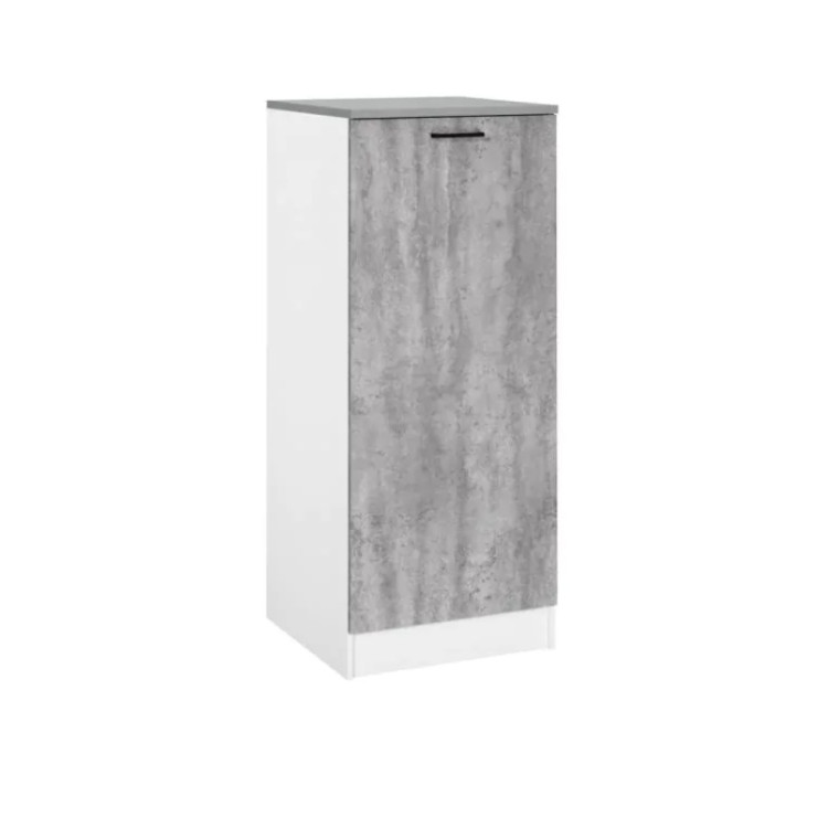 Demi-colonne de cuisine pour four contemporaine gris béton Malice