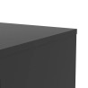 Commode contemporaine 120 cm noir mat Best