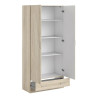 Armoire contemporaine 80 cm chêne clair Space