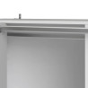 Armoire dressing contemporaine 105 cm blanche Optimal