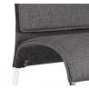 Fauteuil design en tissu gris foncé (lot de 2) Docker