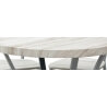 Ensemble table & 4 chaises contemporain bois & métal Pithivier