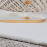 Tapis rectangle extra doux polyester uni Serena