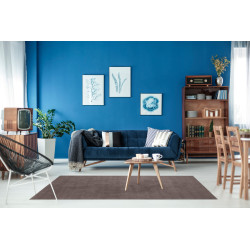 Tapis à courtes mèches microfibre doux Velluto