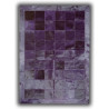 Tapis en cuir naturel patchwork Burgos