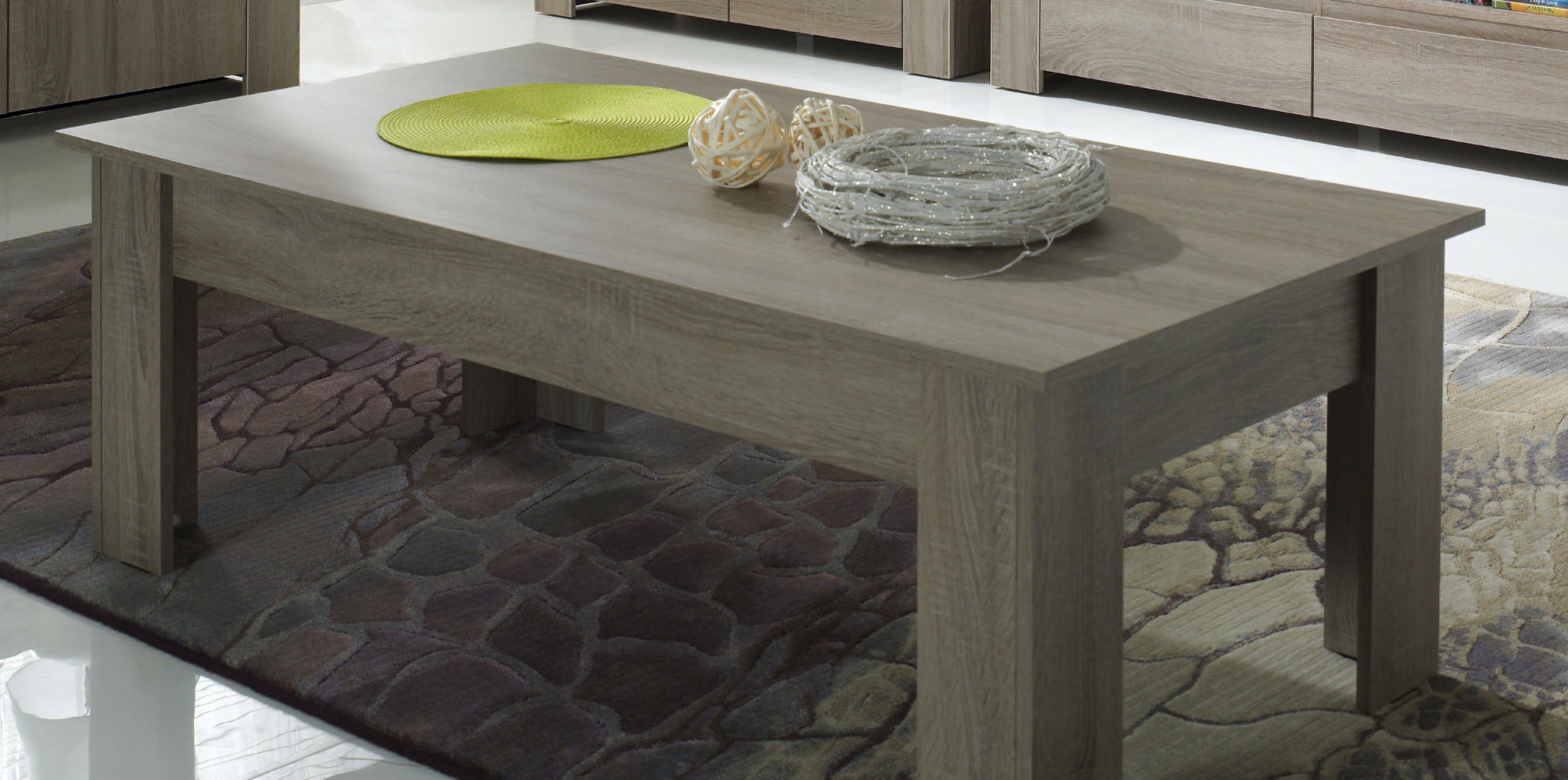 Rectangulaire Truffe Chêne Contemporaine Indra Table Basse 8mnvyNO0w