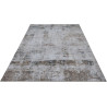 Tapis taupe abstrait design Plia