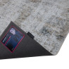 Tapis taupe abstrait design Plia