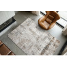 Tapis taupe abstrait design Plia