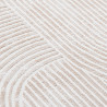 Tapis scandinave graphique courtes mèches Taro