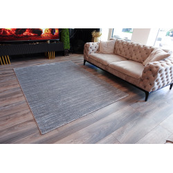 Tapis moderne à courtes mèches effet brillant Justine