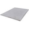 Tapis effet peau de mouton doux uni Rocco