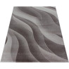Tapis effet courbe moderne pour salon Chouette
