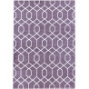 Tapis scandinave à courtes mèches graphique Huppe