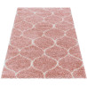 Tapis shaggy baroque rectangulaire Lokalt