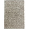 Tapis shaggy design uni rectangulaire Gadol