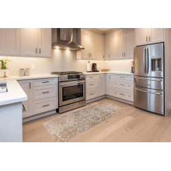 Tapis antidérapant de cuisine rectangle Medaillon