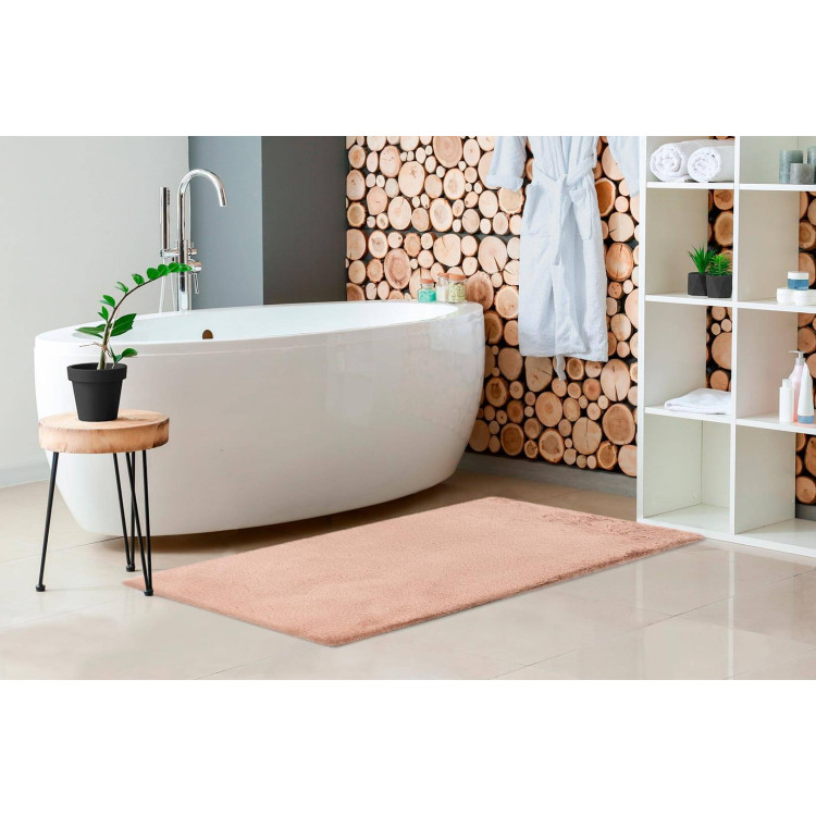 Tapis de bain doux shaggy antidérapant Heaven
