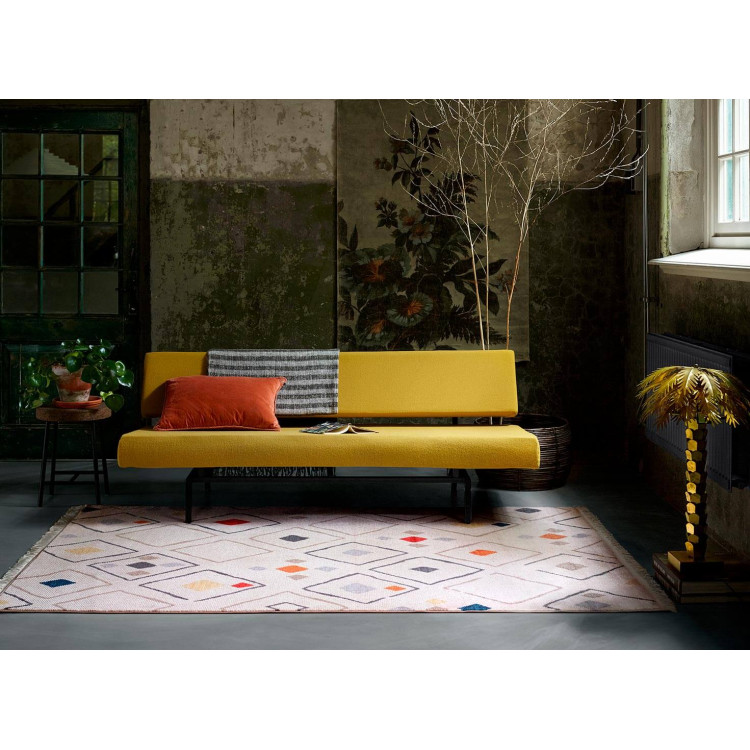 Tapis berbère à courtes mèches kilim Mont Royal