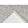 Tapis rayé en acrylique avec franges à mèches courtes Triomphe