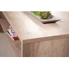 Table basse rectangulaire contemporaine coloris chêne Sylvano