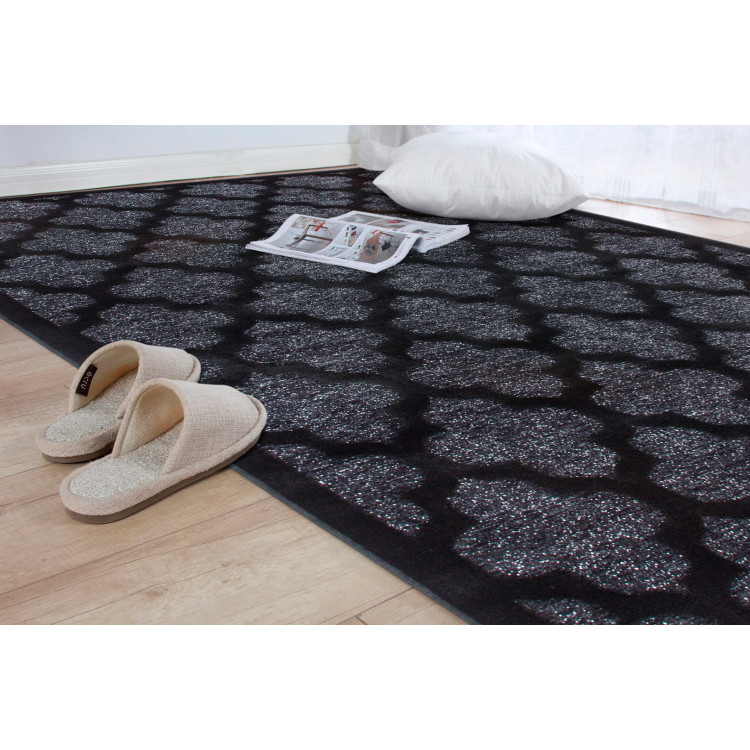 Tapis en polypropylène brillant baroque Melyna