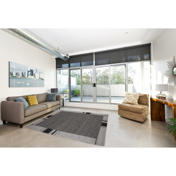 Tapis contemporain en polypropylène Wood