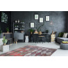 Tapis scandinave tissé polyester Rubico