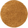Tapis shaggy uni rond Gadol
