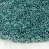Tapis shaggy uni rond Gadol