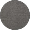 Tapis rond uni courtes mèches contemporain Breze