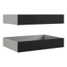 Lot de 2 tiroirs pour lit 90x190 et 140x190 noir mat Best