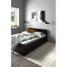 Lot de 2 tiroirs pour lit 90x190 et 140x190 noir mat Best