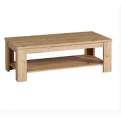 Table basse contemporaine coloris chêne Cecilia II