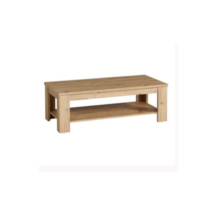 Table basse contemporaine coloris chêne Cecilia II
